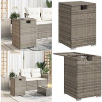Vidaxl - Propan-Tank-Verstecktisch Grau 40x40x60 cm Poly Rattan - Gartentisch - Outdoortisch - Gasgrill Zubehör - Propan Tank Abdeckung - Balkon Deko Vidaxl - Propan-Tank-Verstecktisch Grau 40x40x60 cm Poly Rattan - Gartentisch - Outdoortisch - Gasgrill Zubehör - Propan Tank Abdeckung - Balkon Deko von VIDAXL