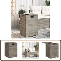 Propan-Tank-Verstecktisch Grau 40x40x60 cm Poly Rattan - Gartentisch - Outdoortisch - Gasgrill Zubehör - Propan Tank Abdeckung - Balkon Deko Propan-Tank-Verstecktisch Grau 40x40x60 cm Poly Rattan - Gartentisch - Outdoortisch - Gasgrill Zubehör - Propan Tank Abdeckung - Balkon Deko von VIDAXL