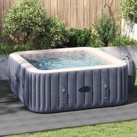 Quadratische Poolabdeckung Hellgrau Polyester 274 x 274 cm vidaXL112982 von VIDAXL