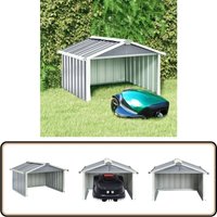 Rasenmäher Garage 92x97x63 cm Verzinkter Stahl Grau - Mähergarage - Robotermäherschuppen - Stahler Garage - Gartenhäuschen - Werkzeuglager Rasenmäher Garage 92x97x63 cm Verzinkter Stahl Grau - Mähergarage - Robotermäherschuppen - Stahler Garage - Gartenhäuschen - Werkzeuglager von VIDAXL