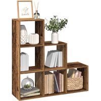 Raumteiler-Bücherregal 3 Etagen Altholz-Optik 99x29x99 cm Vidaxl Raumteiler-Bücherregal 3 Etagen Altholz-Optik 99x29x99 cm Vidaxl von VIDAXL