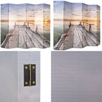 Raumteiler klappbar 228 x 170 cm See mit Steg - Raumteiler - Paravent - Wohnbereich Teilen - Wanddeko - Seefoto - Home & Living Raumteiler klappbar 228 x 170 cm See mit Steg - Raumteiler - Paravent - Wohnbereich Teilen - Wanddeko - Seefoto - Home & Living von VIDAXL