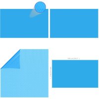 Vidaxl - Rechteckige Poolabdeckung 500x300 cm pe Blau - Poolabdeckung - Poolabdeckungen - Home & Living - Blau von VIDAXL