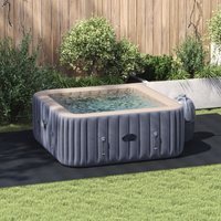 Rechteckige Poolabdeckung Schwarz Kunststoff 420 x 220 cm vidaXL664916 von VIDAXL