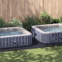 Rechteckige Poolabdeckung Schwarz PVC 750 x 372 cm Wasserdicht vidaXL363011 von VIDAXL
