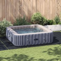 Rechteckige Poolabdeckung Schwarz Polyethylen 550 x 280 cm vidaXL904960 von VIDAXL