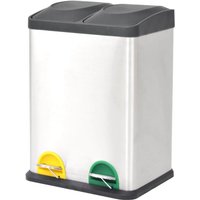 Recycling Treteimer Edelstahl 36 l - Vidaxl von VIDAXL