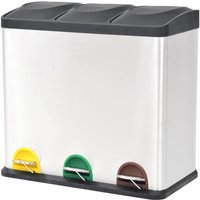 Recycling Treteimer Edelstahl 54 l - Vidaxl von VIDAXL