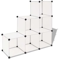 Regalsystem Würfel-Regal mit 6 Fächern Weiß Vidaxl Regalsystem Würfel-Regal mit 6 Fächern Weiß Vidaxl von VIDAXL