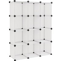Regalsystem mit 12 Würfeln Transparent pp Vidaxl von VIDAXL