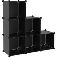 Vidaxl - Regalsystem mit 6 Würfeln Schwarz pp von VIDAXL