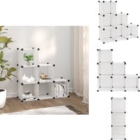 Regalsystem mit 6 Würfeln Transparent pp - Regal - Stauraumlösungen - Aufbewahrungssystem - Polypropylen Regal - Transparenter Schrank Regalsystem mit 6 Würfeln Transparent pp - Regal - Stauraumlösungen - Aufbewahrungssystem - Polypropylen Regal - Transparenter Schrank von VIDAXL