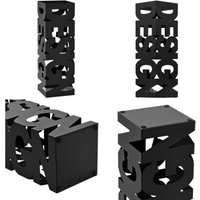 Regenschirmständer Design Stahl Schwarz - Schirmständer - Schirm Ständer - Home & Living - Schwarz von VIDAXL