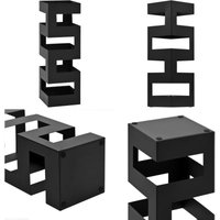 Vidaxl - Regenschirmständer Tetris Stahl Schwarz - Schirmständer - Schirm Ständer - Home & Living - Schwarz von VIDAXL