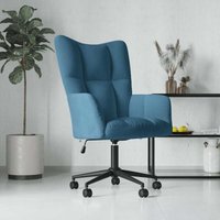 Vidaxl - Relaxsessel Blau Samt von VIDAXL