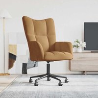 Vidaxl - Relaxsessel Braun Samt von VIDAXL