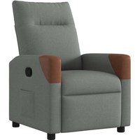 Liegestuhl Dunkelgrau 69 x 86 x 100 cm Stoff vidaXL von VIDAXL