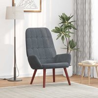 Vidaxl - Relaxsessel Dunkelgrau Samt von VIDAXL