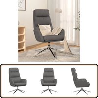 Relaxsessel Hellgrau Stoff - Drehsessel - Sessel Hellgrau - Wohnzimmersessel - Bequemsessel - Polstersessel Relaxsessel Hellgrau Stoff - Drehsessel - Sessel Hellgrau - Wohnzimmersessel - Bequemsessel - Polstersessel von VIDAXL