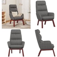 Relaxsessel Hellgrau Stoff - Vidaxl von VIDAXL