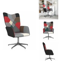 Relaxsessel Patchwork Stoff - Sessel - Wohnzimmersessel - Relaxsessel - Drehsessel - Patchwork Sessel von VIDAXL