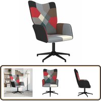 Relaxsessel Patchwork Stoff - Sessel - Wohnzimmersessel - Relaxsessel - Drehsessel - Patchwork Sessel von VIDAXL