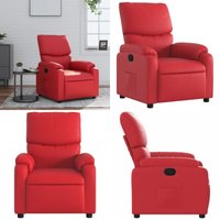 Relaxsessel Rot Kunstleder - Komfortsessel - Relaxsessel - Fernsehsessel - Lederlook - Lounge Chair - Home & Living Relaxsessel Rot Kunstleder - Komfortsessel - Relaxsessel - Fernsehsessel - Lederlook - Lounge Chair - Home & Living von VIDAXL