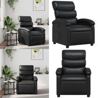Relaxsessel Schwarz Kunstleder - Komfortabler Sessel - Relaxsessel - Fernsehsessel - Lederlook - Lounge Chair - Home & Living Relaxsessel Schwarz Kunstleder - Komfortabler Sessel - Relaxsessel - Fernsehsessel - Lederlook - Lounge Chair - Home & Living von VIDAXL