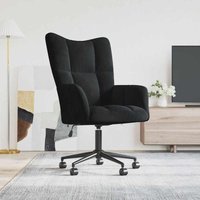 Vidaxl - Relaxsessel Schwarz Samt von VIDAXL