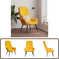 Relaxsessel Senfgelb Samt - Vidaxl Relaxsessel Senfgelb Samt - Vidaxl von VIDAXL