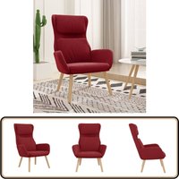 Relaxsessel Weinrot Samt - Samtsessel - Sessel Rot - Bequemer Sessel - Lounge Chair - Entspannungsstuhl Relaxsessel Weinrot Samt - Samtsessel - Sessel Rot - Bequemer Sessel - Lounge Chair - Entspannungsstuhl von VIDAXL