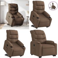 Relaxsessel mit Aufstehhilfe Braun Stoff - Relaxsessel - Fernsehsessel - TV-Sessel - Elektrischer Lift - Aufstehhilfe - Home & Living Relaxsessel mit Aufstehhilfe Braun Stoff - Relaxsessel - Fernsehsessel - TV-Sessel - Elektrischer Lift - Aufstehhilfe - Home & Living von VIDAXL