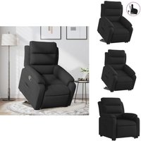 Relaxsessel mit Aufstehhilfe Schwarz Stoff - Relaxsessel - Fernsehsessel - TV-Sessel - Aufstehhilfe - Elektrischer Lift Relaxsessel mit Aufstehhilfe Schwarz Stoff - Relaxsessel - Fernsehsessel - TV-Sessel - Aufstehhilfe - Elektrischer Lift von VIDAXL