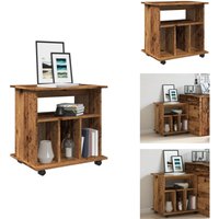Rollcontainer Altholz-Optik 60x45x60 cm Holzwerkstoff - Rollschrank - Rollschränke - Rollcontainer - Schreibtischcontainer Rollcontainer Altholz-Optik 60x45x60 cm Holzwerkstoff - Rollschrank - Rollschränke - Rollcontainer - Schreibtischcontainer von VIDAXL