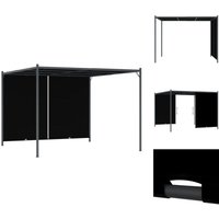 Rosenbögen, Gitter & Pergolen - Living Gartenpergola mit Versenkbarem Dach 3x3 m Anthrazit - Anthrazit Rosenbögen, Gitter & Pergolen - Living Gartenpergola mit Versenkbarem Dach 3x3 m Anthrazit - Anthrazit von VIDAXL