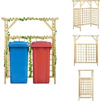 Vidaxl - Rosenbögen, Gitter & Pergolen - Living Pergola für 2 Mülltonnen Kiefernholz Imprägniert - Braun Vidaxl - Rosenbögen, Gitter & Pergolen - Living Pergola für 2 Mülltonnen Kiefernholz Imprägniert - Braun von VIDAXL