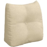 Rücken Kissen Creme 45 x 24 x 50 cm Stoff vidaXL Rücken Kissen Creme 45 x 24 x 50 cm Stoff vidaXL von VIDAXL