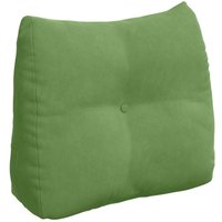 Rücken Kissen Hellgrün 60 x 24 x 50 cm Samt vidaXL von VIDAXL