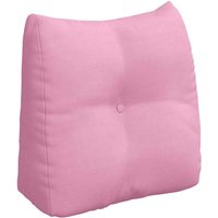 Rücken Kissen Rosa 45 x 24 x 50 cm Stoff vidaXL von VIDAXL