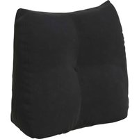 Rücken Kissen Schwarz 45 x 24 x 50 cm Samt vidaXL von VIDAXL