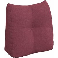 Rücken Kissen Weinrot 45 x 24 x 50 cm Stoff vidaXL von VIDAXL