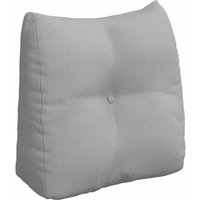 Rücken Kissen Wolkengrau 45 x 24 x 50 cm Stoff vidaXL von VIDAXL