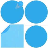 Vidaxl - Runde Pool-Abdeckung pe Blau 488 cm - Poolabdeckung - Poolabdeckungen - Home & Living - Blau von VIDAXL
