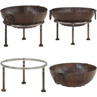 Rustikale Feuerstelle Ø 40 cm Eisen - Feuerstelle - Feuerstellen - Home & Living von VIDAXL