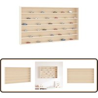 Sammlervitrine aus Holz mit 6 Regalen 80x8,5x55 cm - Vidaxl von VIDAXL
