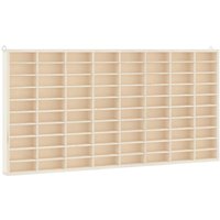 Sammlervitrine aus Holz mit 80 Fächern 80x4,5x40,5 cm vidaXL von VIDAXL