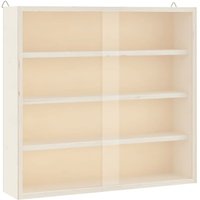 Vidaxl - Sammlervitrine aus Holz mit Türen 40x8,5x37 cm von VIDAXL