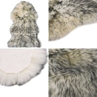 Schaffell-Teppich 60×90 cm Dunkelgrau Mélange - Shaffellteppich - Wohnraumteppich - Hochflorteppich - Kuscheldecke - Wohnzimmerdekoration - Home & Schaffell-Teppich 60×90 cm Dunkelgrau Mélange - Shaffellteppich - Wohnraumteppich - Hochflorteppich - Kuscheldecke - Wohnzimmerdekoration - Home & von VIDAXL