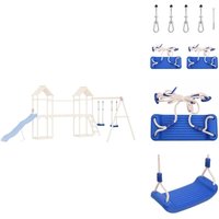Schaukelsitze mit Seilen 2 Stk. Blau 37x15 cm Polyethene - Schaukelsitze - Outdoorspielzeug - Kinderschaukel - Gartenmöbel - Plastikstuhl Schaukelsitze mit Seilen 2 Stk. Blau 37x15 cm Polyethene - Schaukelsitze - Outdoorspielzeug - Kinderschaukel - Gartenmöbel - Plastikstuhl von VIDAXL