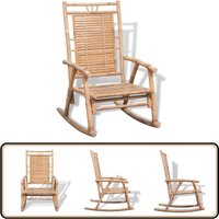 Schaukelstuhl Bambus - Bambussessel - Gartenstuhl - Outdoor Möbel - Balkonmöbel - Lounge Chair von VIDAXL
